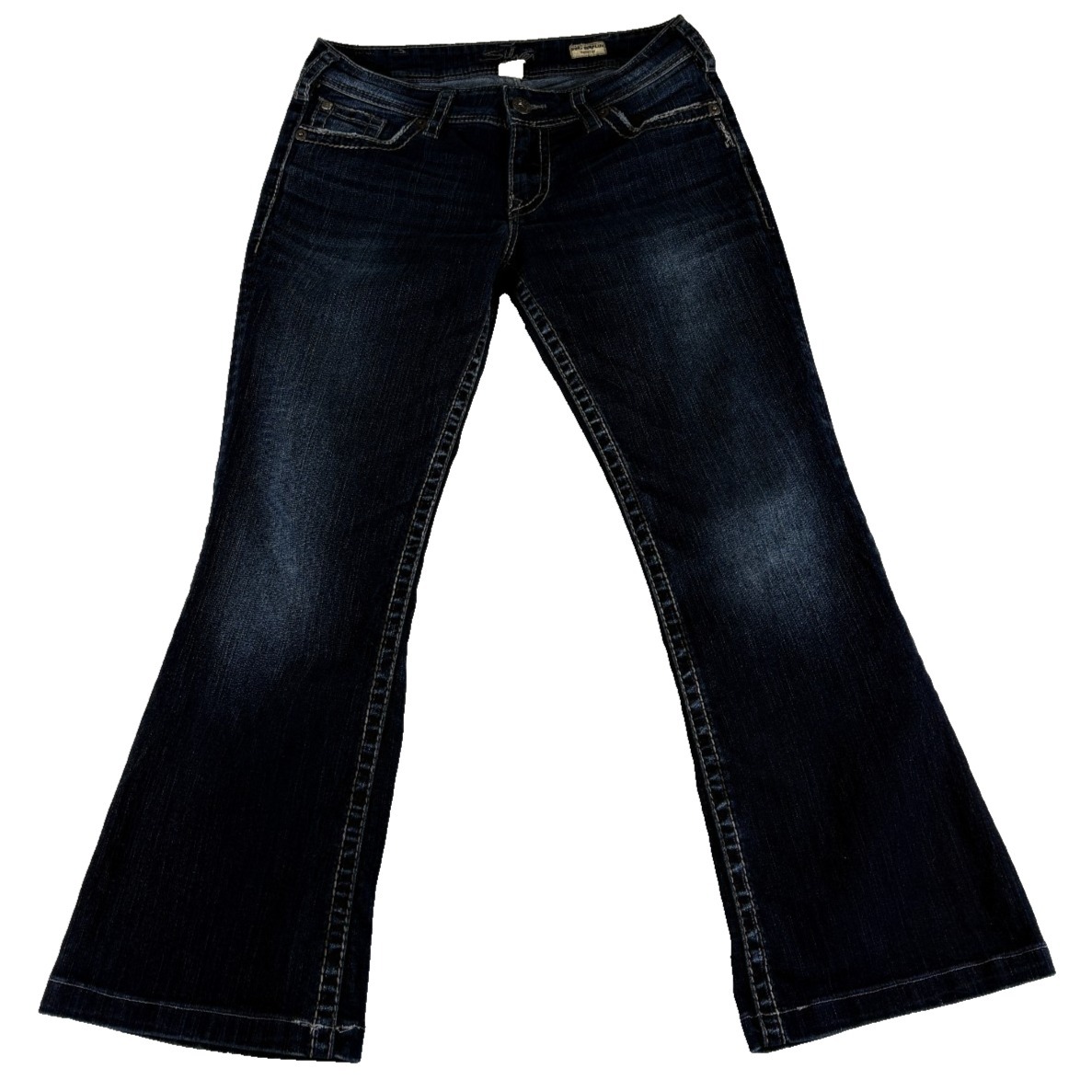 Silver Jeans Co Suki Surplus Bootcut Womens 30 Blue Denim Stretch Curvy Fit
